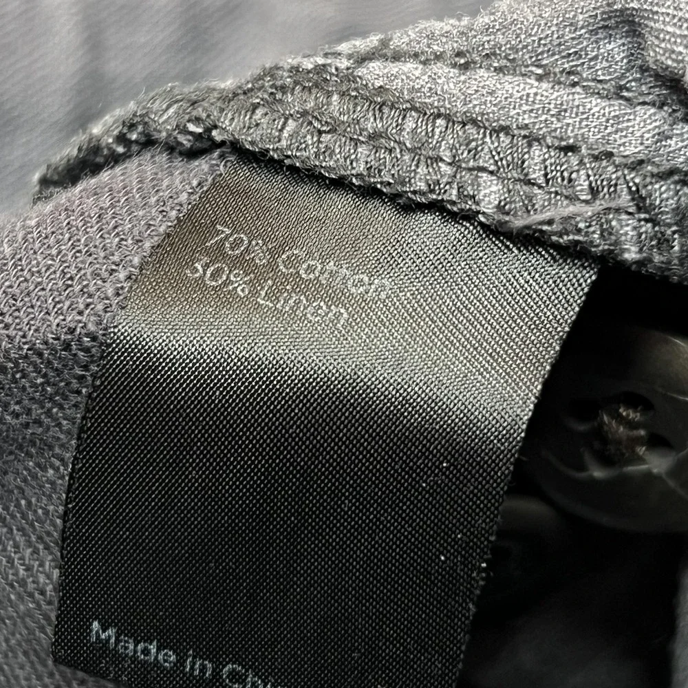 Flint And Tinder Pants Mens 42 Gray Linen Blend Straight Fit Chino Casual